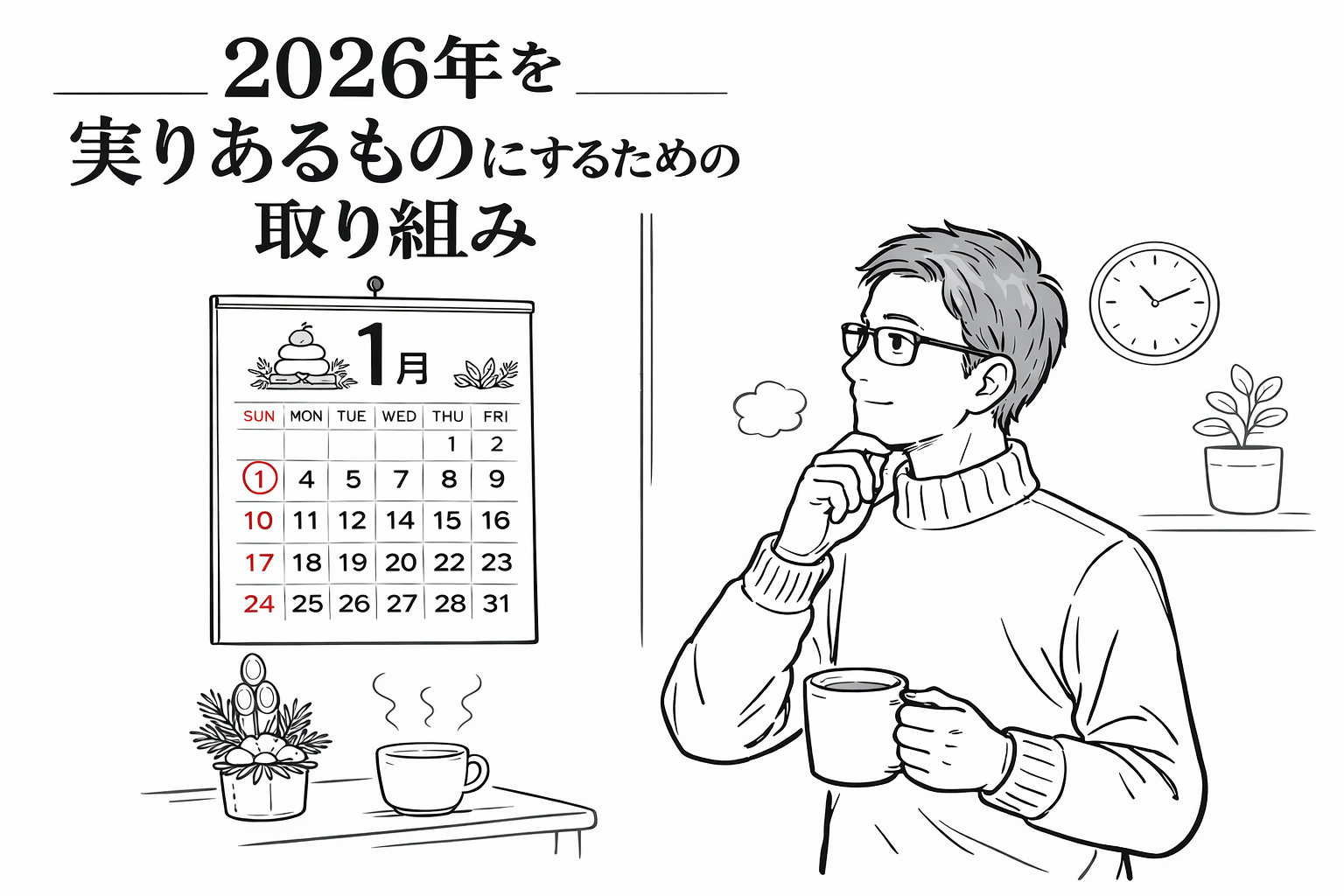 2026年を実りあるものにするための取り組み